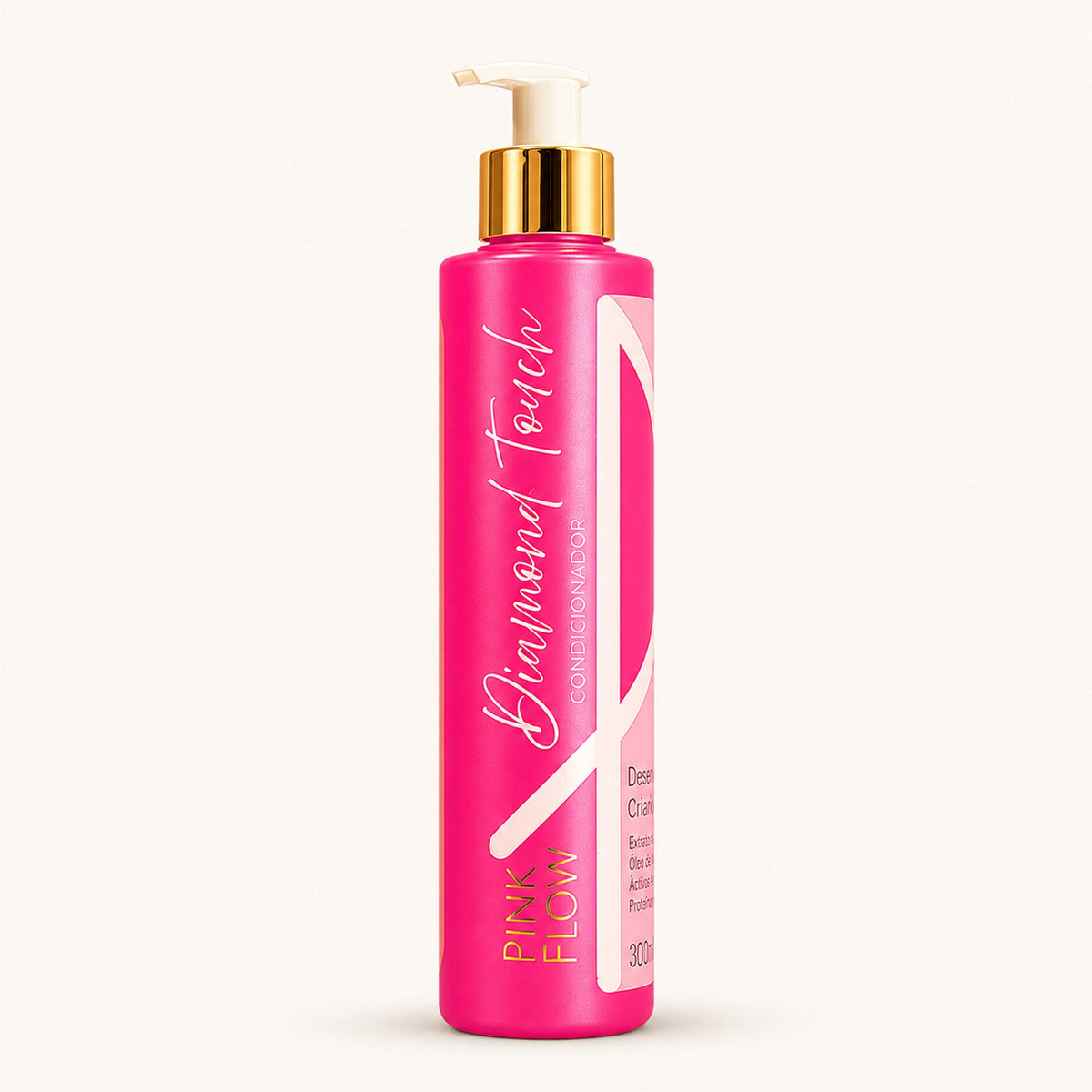 Condicionador Pink Flow Diamond Touch 300ml - Maciez Absoluta e Brilho Intenso – foto 1