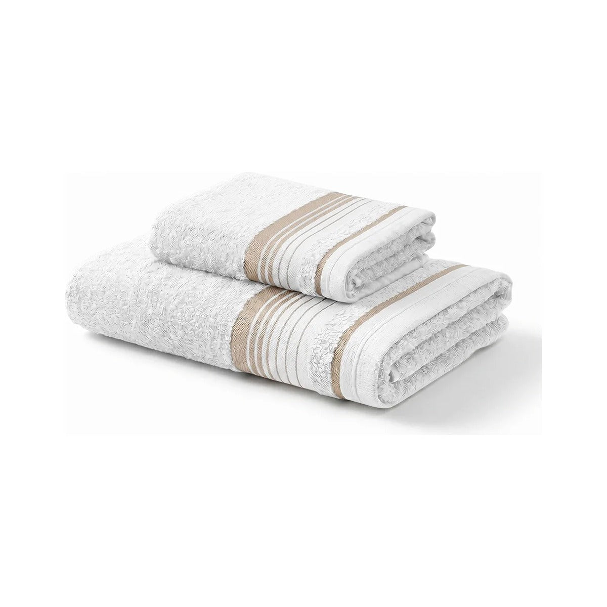 Kit 2 Toalhas Pink Flow Linha Luxo - 1 Banho + 1 Rosto 100% Algodão – foto 1